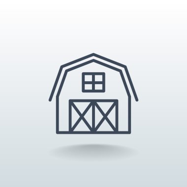 Düz hangar simgesi