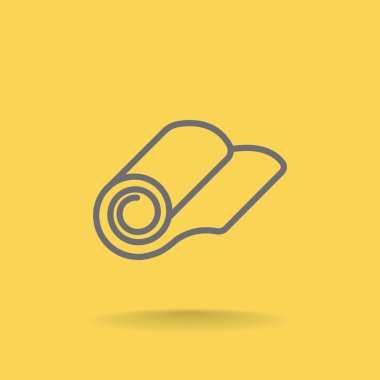 rulo duvar kağıdı simgesinin