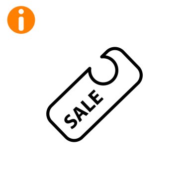 Satılık etiketi simgesi