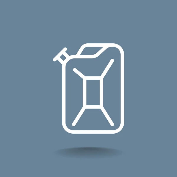 Petrol Jerrycan icon — Stock Vector