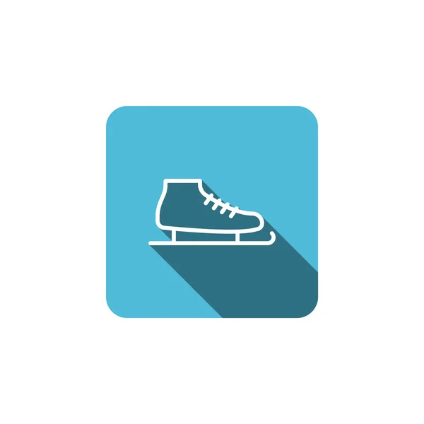 Figure skate symbol. — Stock Vector