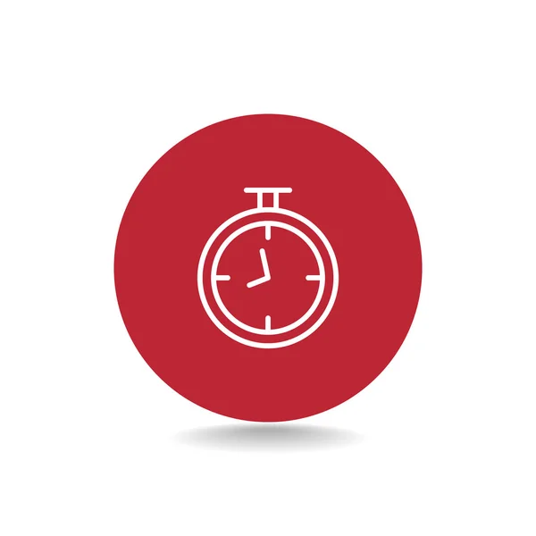 Overzicht stopwatch pictogram — Stockvector