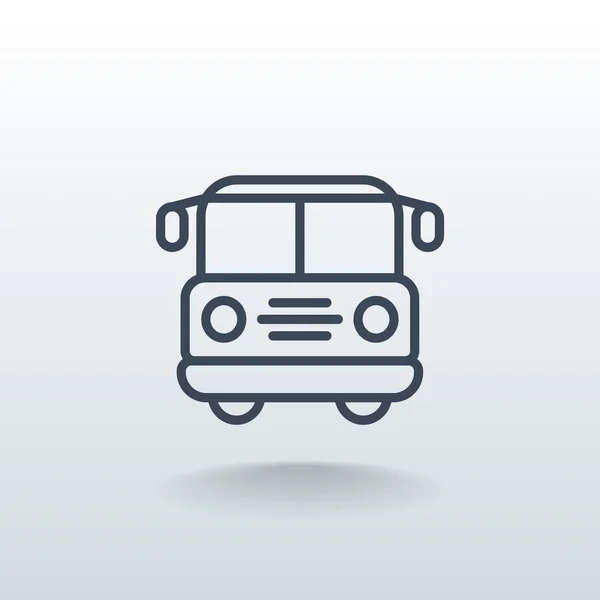 Iskolabusz ikon — Stock Vector