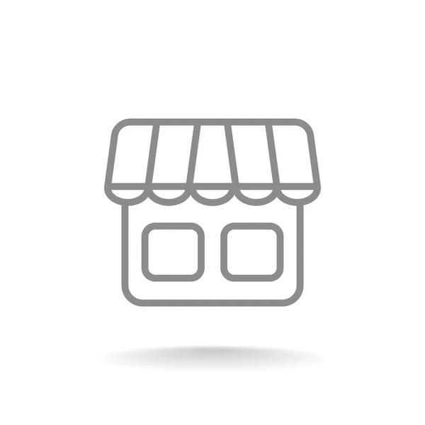 Loja ou loja ícone —  Vetores de Stock