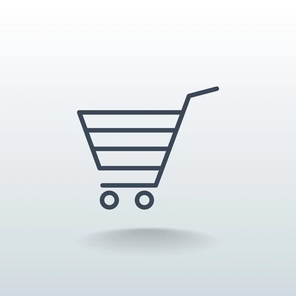 Shopping cart icon — Stock Vector