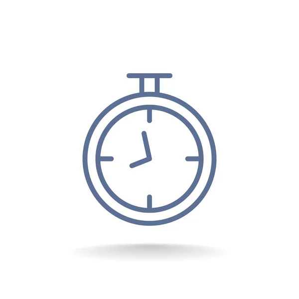 Overzicht stopwatch pictogram — Stockvector