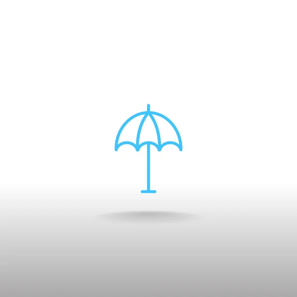 Beach umbrella icon — Stock Vector