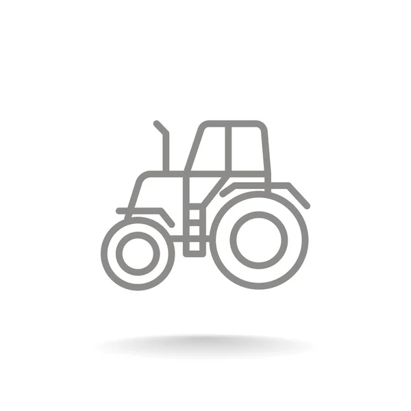 Agricultura tractor icono — Archivo Imágenes Vectoriales