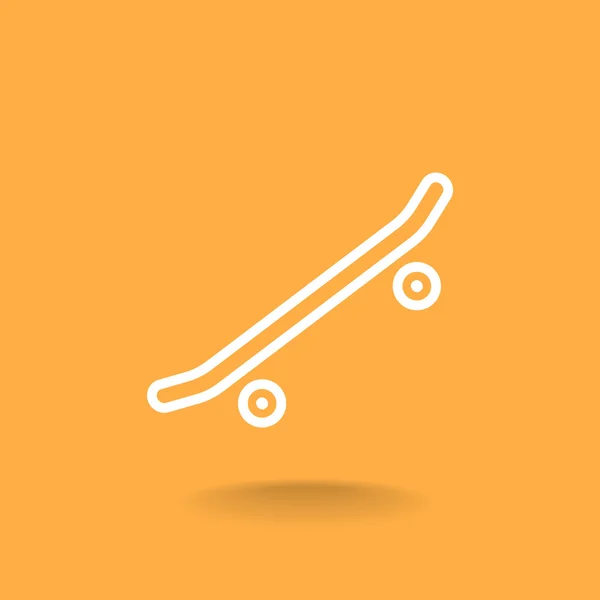 Skate board pictogram — Stockvector