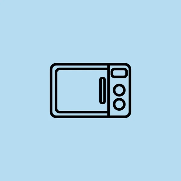 Microwave oven icon — Stock Vector