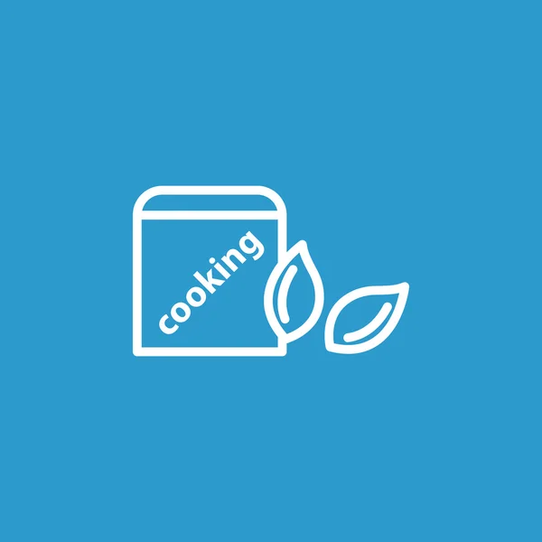 Recipiente de cozinha para ícone de cereais — Vetor de Stock
