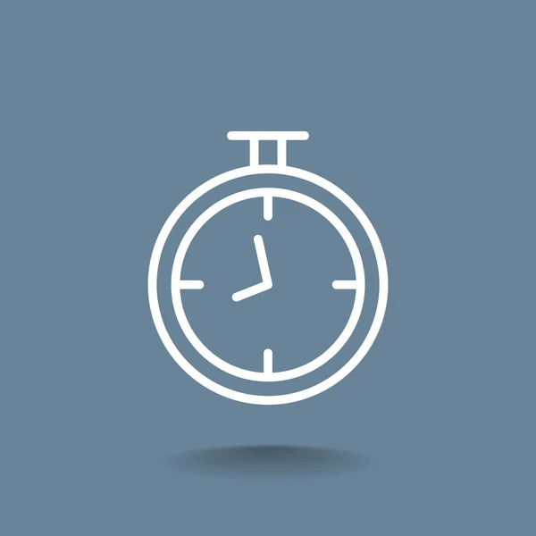 Overzicht stopwatch pictogram — Stockvector