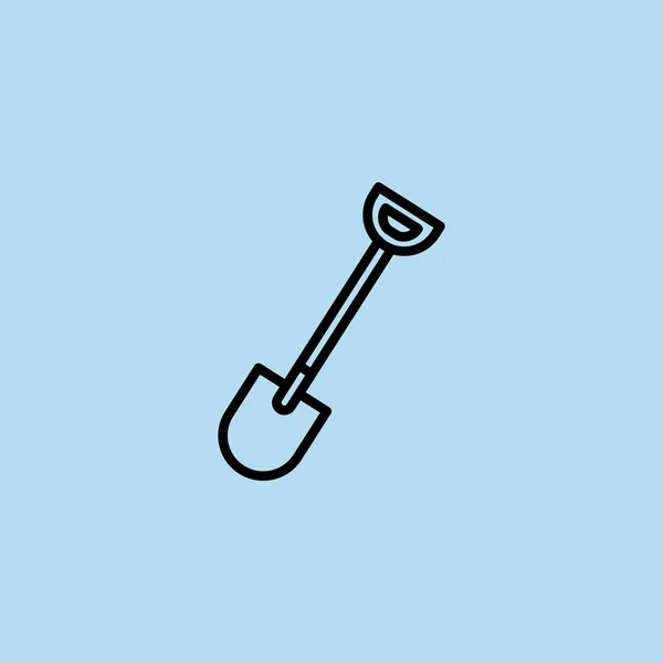 Shovel tool icon — Stock Vector