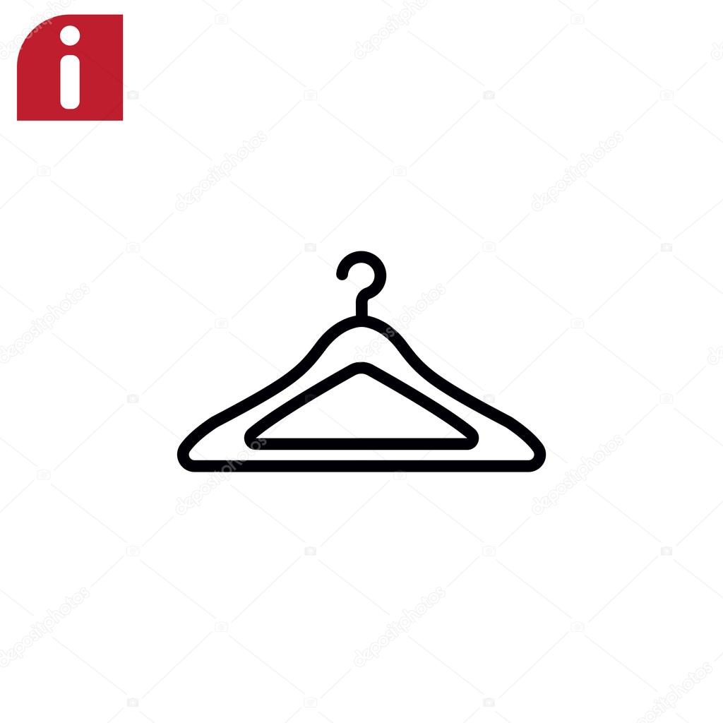 hanger for clothes icon