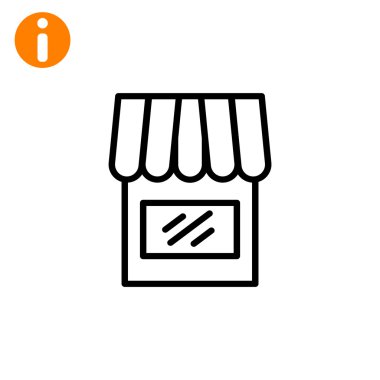 dükkan ya da mağaza simgesi