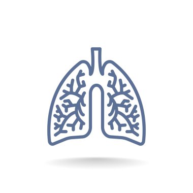 İnsan akciğerleri simgesi
