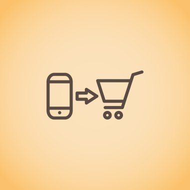 bir cep telefonu satın alma simgesi