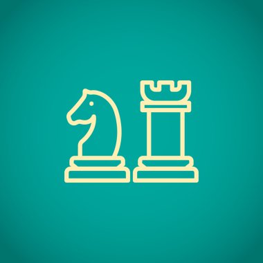 Satranç figürleri simgesi
