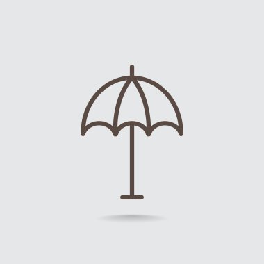 Plaj şemsiye simgesi