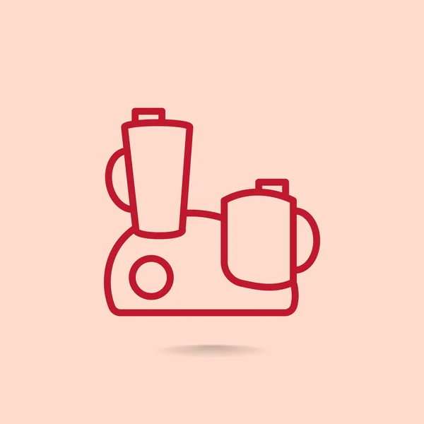 Keukenmachine pictogram — Stockvector