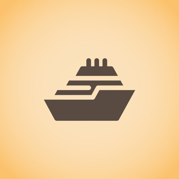 Ship, web icon.