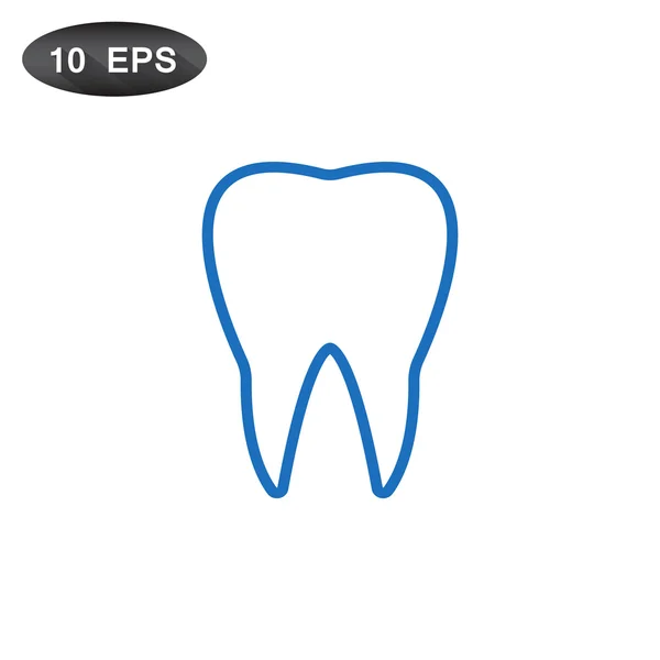 Icono de medicina dental — Vector de stock