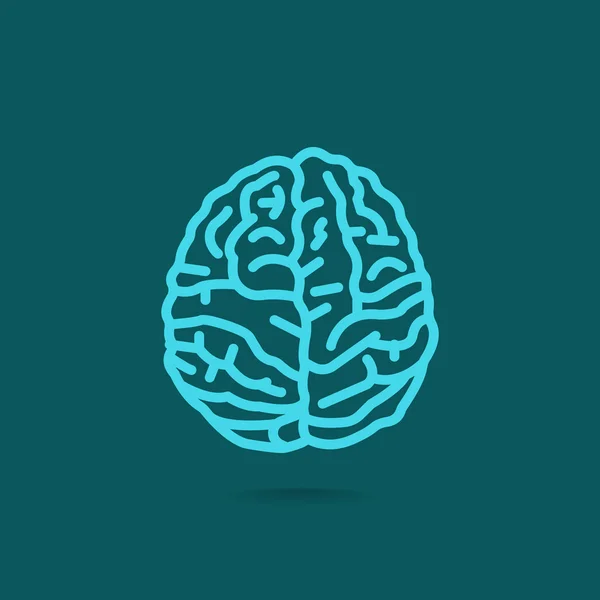 Abstract Brain Icon — Stock Vector