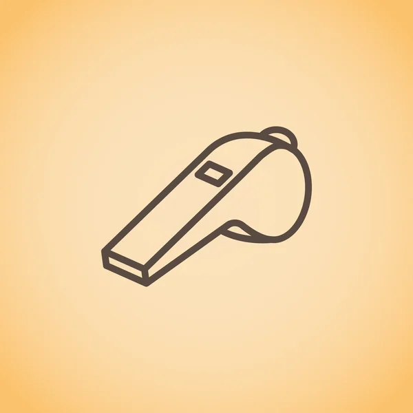 Ref-whistle icon — стоковый вектор