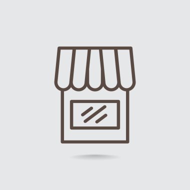 dükkan ya da mağaza simgesi