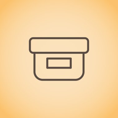 yiyecek kabı simgesi