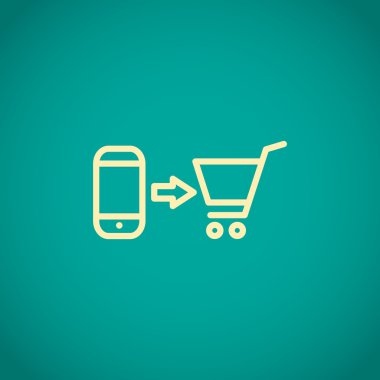 bir cep telefonu satın alma simgesi