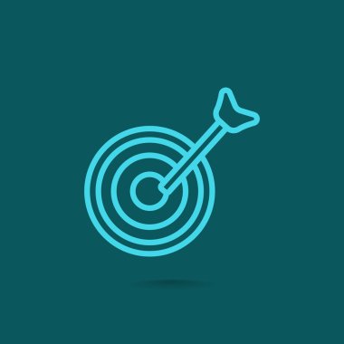 Piktogram hedef simgesini