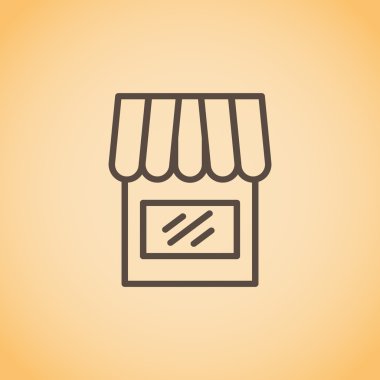 dükkan ya da mağaza simgesi