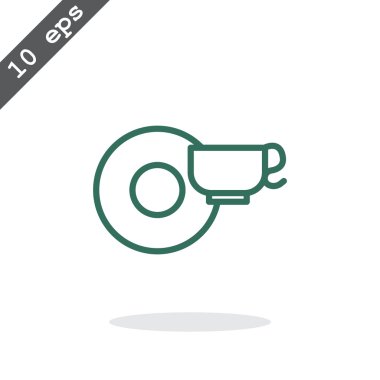 Kahve fincanı işareti simgesi