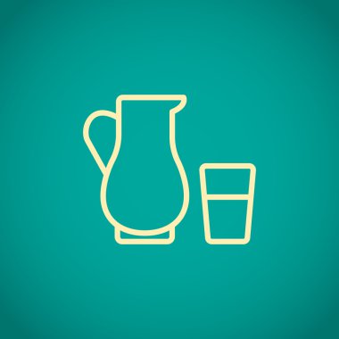 Süt simgesi sürahi