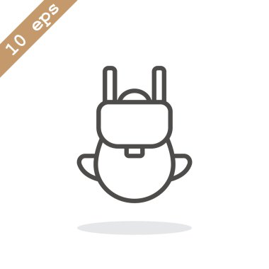 çanta turist web simgesi