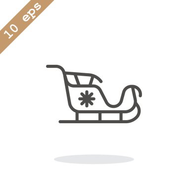 Noel Baba'nın kızağı simgesi