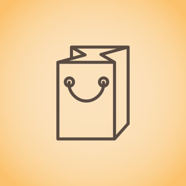 alışveriş ambalaj simgesi