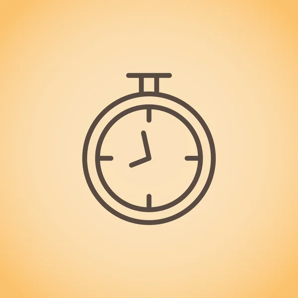 Sport stopwatch pictogram — Stockvector