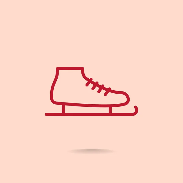 Symbole de patinage artistique . — Image vectorielle