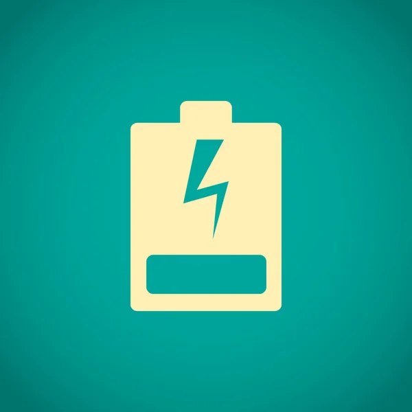 Charging battery icon — Stock Vector