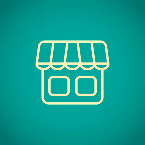 Pictogram winkel of winkel — Stockvector