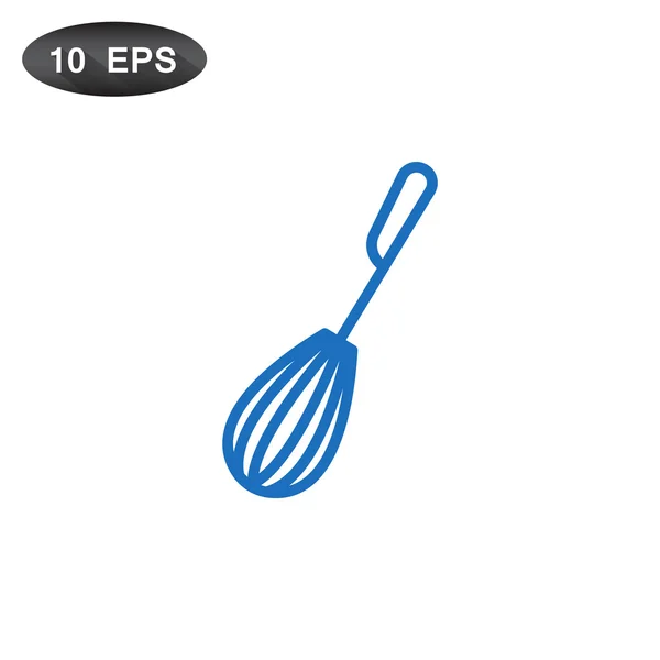 Ícone de ferramenta whisk — Vetor de Stock