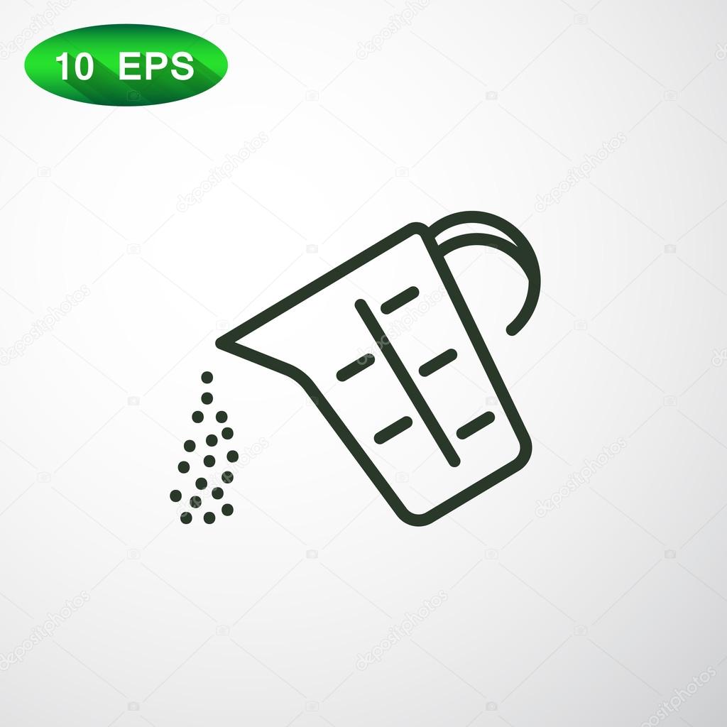 measuring cup icon