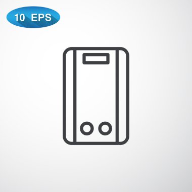 gaz su ısıtıcı simgesi