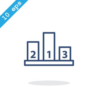 Şampiyon podyum simgesi