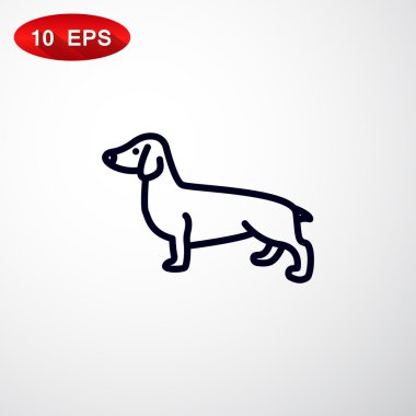 Dachshund köpek simgesi