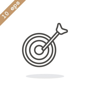 Piktogram hedef simgesini