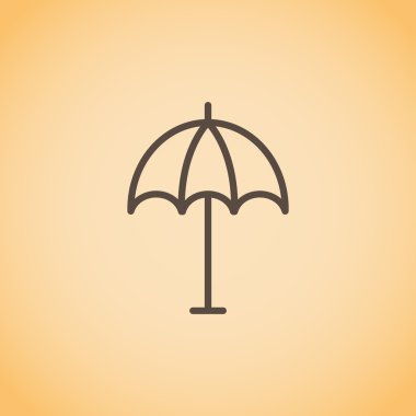Plaj şemsiye simgesi