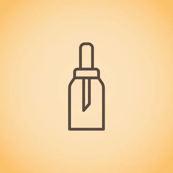 Dispenser pomp plastic fles. — Stockvector